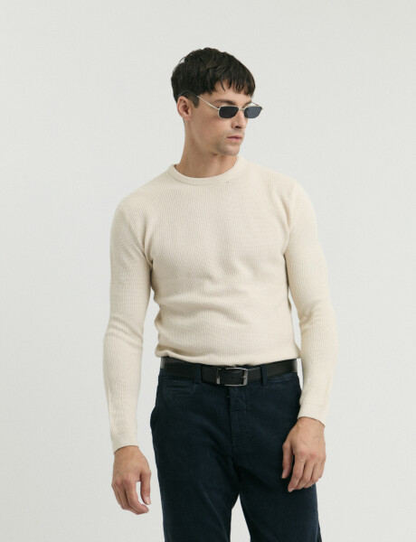 470169 SWEATER FERAUD Natural