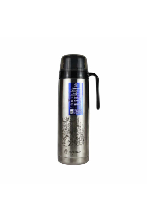 TERMOLAR - TERMO 1LT INOX CON DISEÑO TERMOLAR - TERMO 1LT INOX CON DISEÑO