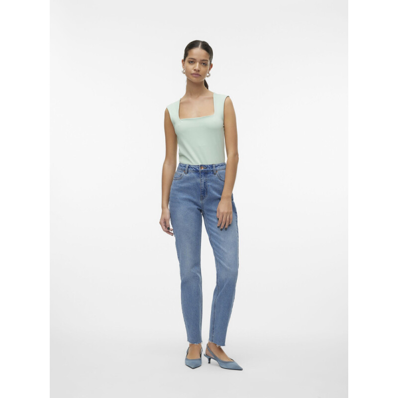 VMMILLION SL SQUARE NECK TOP SB5 TS Silt Green