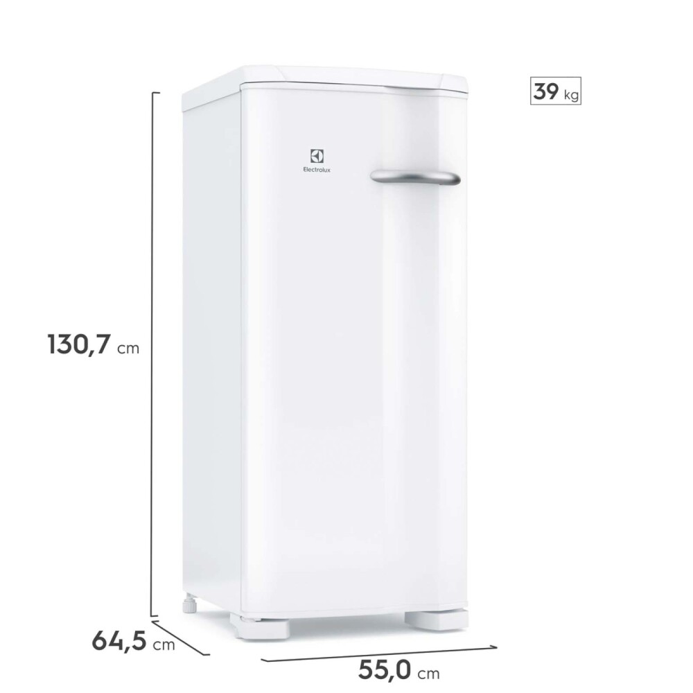 FREEZER VERTICAL FRÍO HUMEDO ELECTROLUX 179-LITROS BLANCO FE19 179L