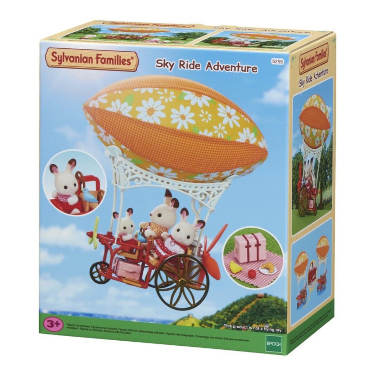 Sylvanian Families Bicicleta Globo Aerostatico Juguete Niños 