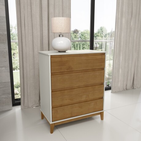 Cómoda Prata Blanca Y Natural (ref. 2801 U