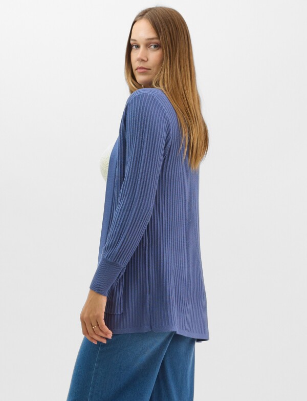 Cardigan Abierto AZUL