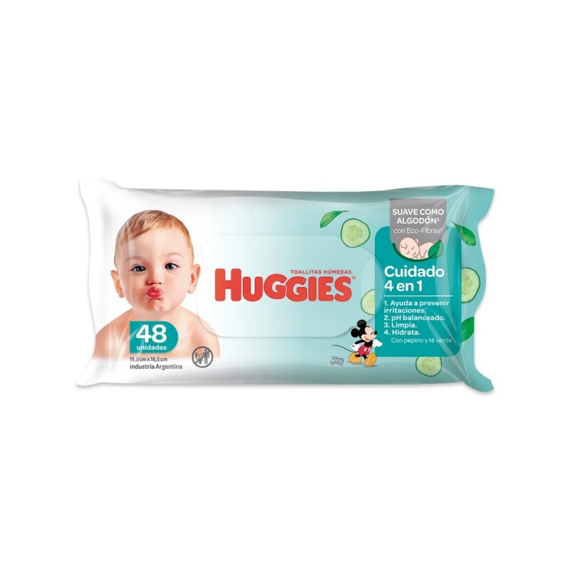 HUGGIES TOALLA CUIDADO 4EN1 X48 Huggies Toalla Cuidado 4en1 X48