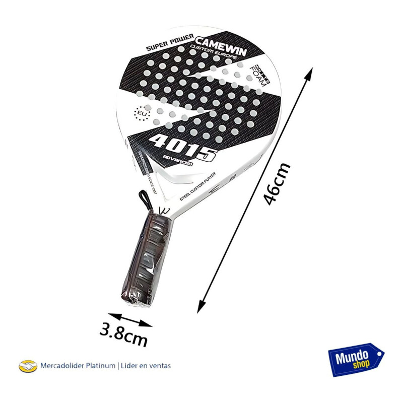 Raqueta De Tenis De Playa, Pádel De Tenis Profesional Blanco