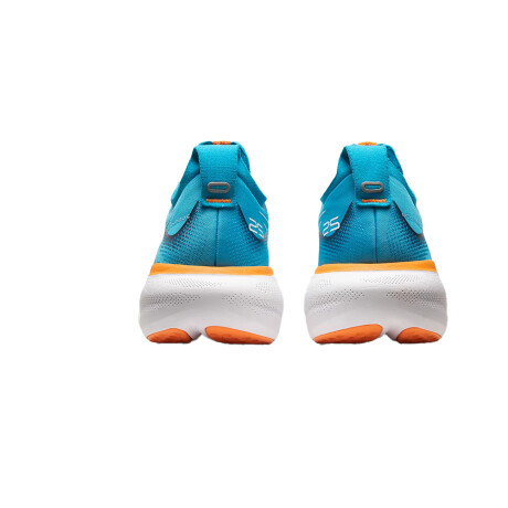ASICS GEL NIMBUS 25 Light Blue & Orange