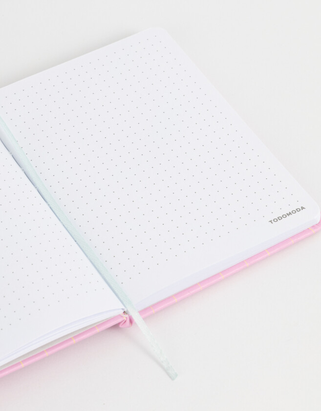 Anotadores Cuadernos y Memos Animalito Cuaderno A6 Con Tag - Rosa Bebe