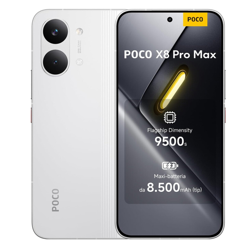 Celular Xiaomi Poco X8 Pro Max 256GB 12GB White Celular Xiaomi Poco X8 Pro Max 256GB 12GB White