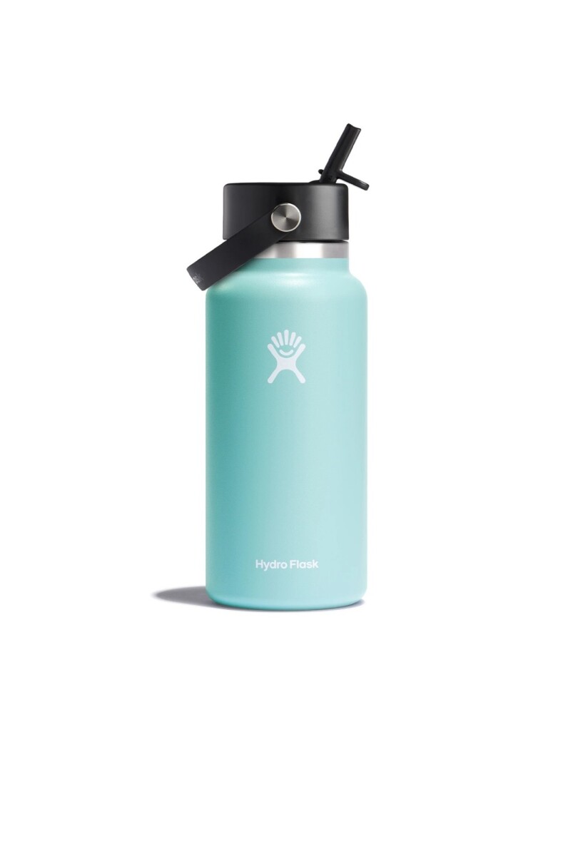 Botella Hydro Flask 32 Oz (946ml) Wide flex straw cap - Dew 