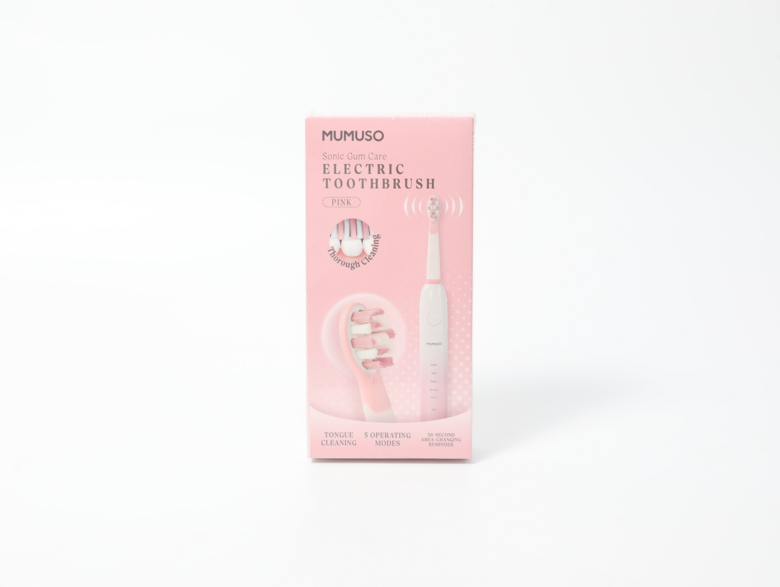CEPILLO ELÉCTRICO SONIC PARA CUIDADO DE ENCÍAS COLOR ROSA 