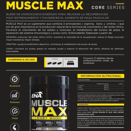 Muscle Max 90 Ct ENA Muscle Max 90 Ct ENA