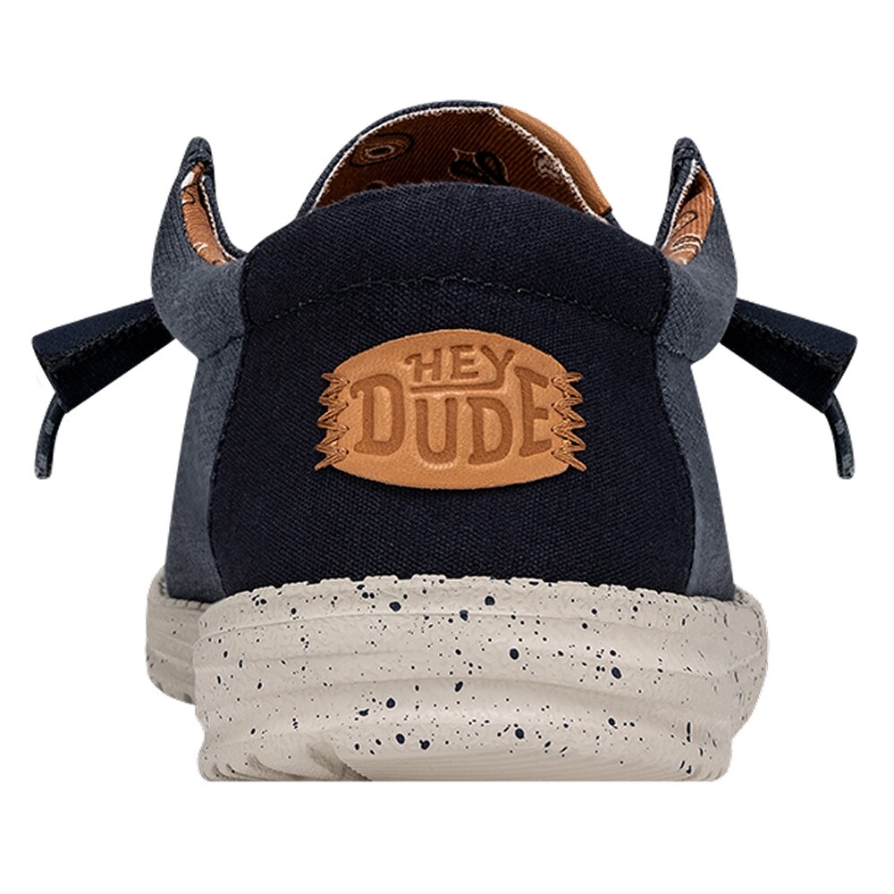 Wally Washed Canvas Hombre Navy