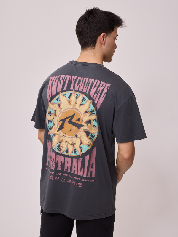 T-SHIRT OLINE RUSTY Gris