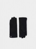 Guantes De Lana negro