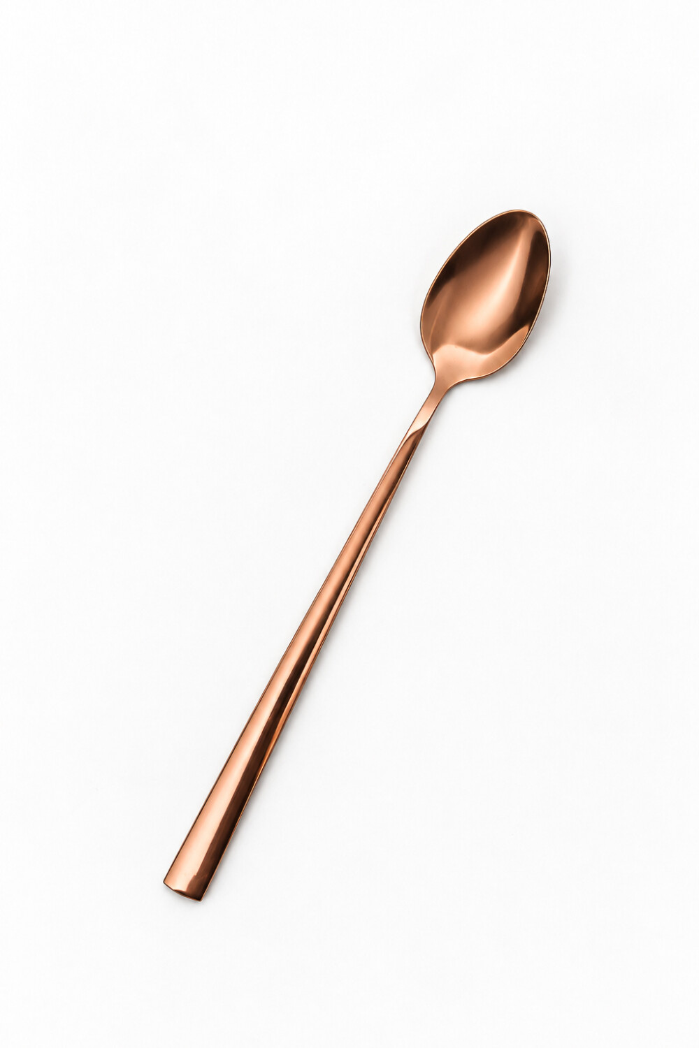 Cuchara Mango Largo Asher Set 4 Un. Rose Gold Color Unico