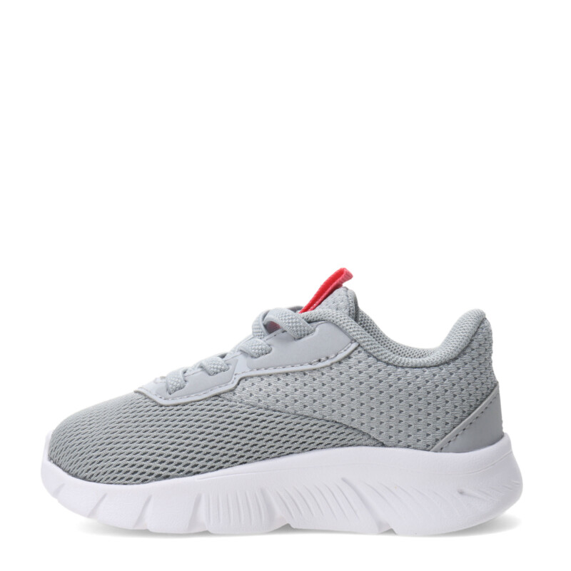 Championes de Niños Puma Flexfocus Modern Gris - Rosa