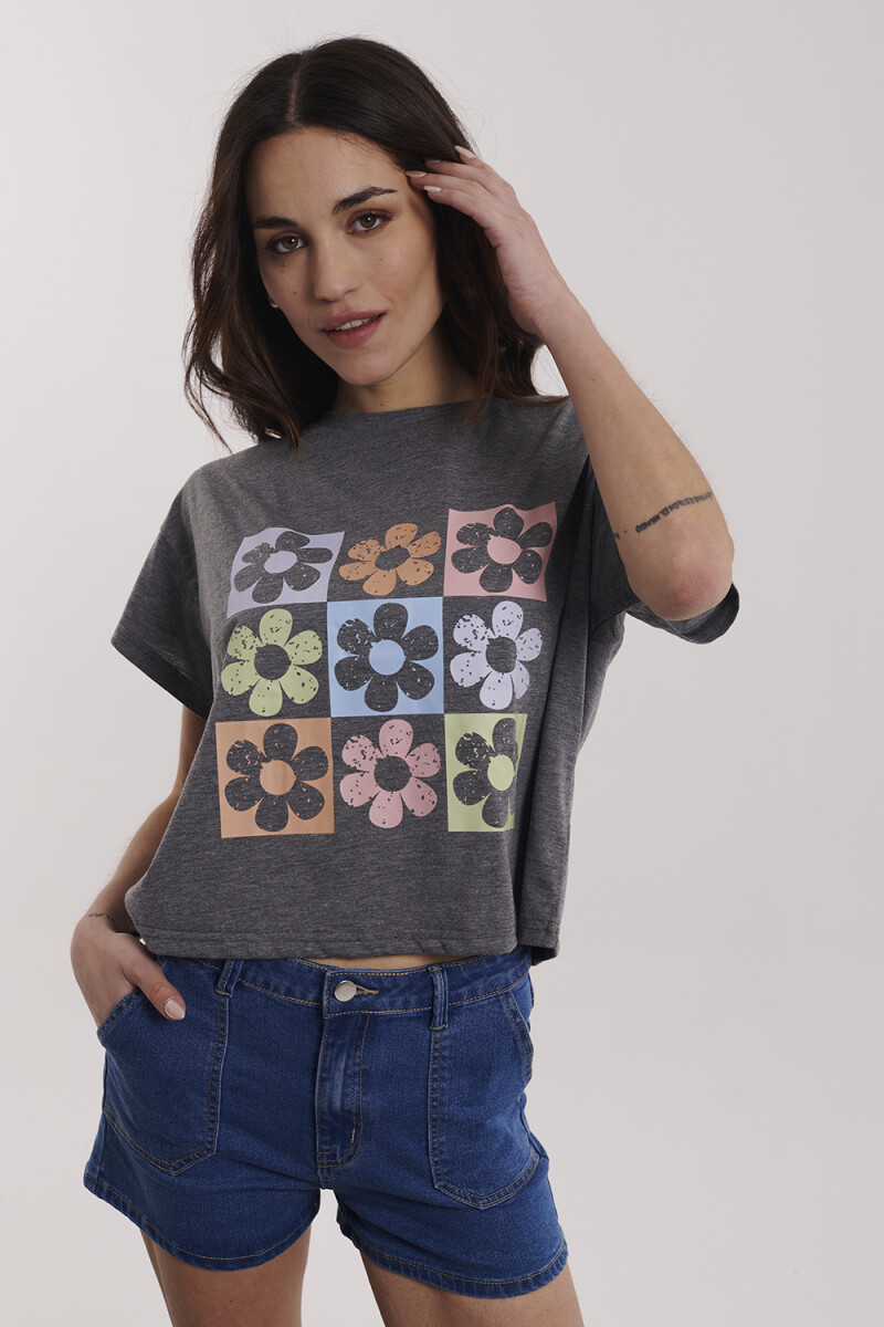 REMERA GIULIANA GRIS