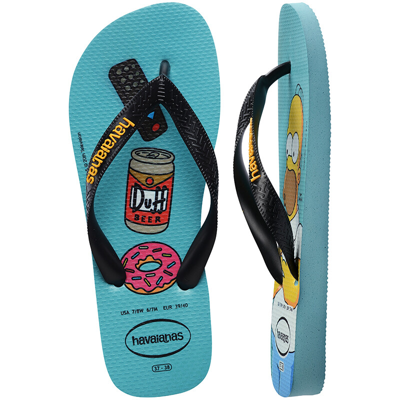 Ojotas Havaianas Simpsons Azul