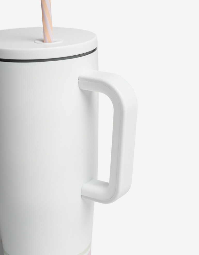 Artículos cocina Vasos Vaso Metálico "lo Quiero Todo" - Blanco Hueso