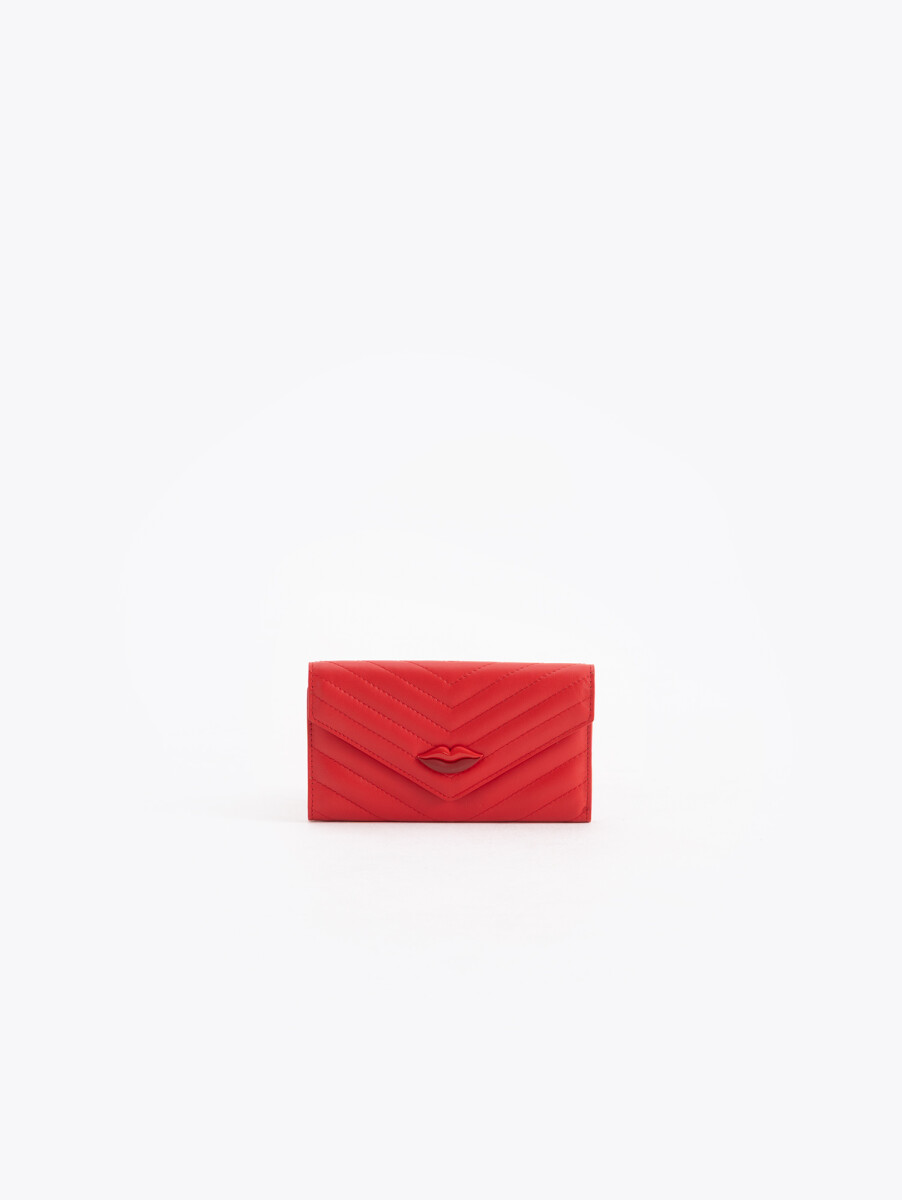 MAXI BILLETERA LIPSTICK FLAP 