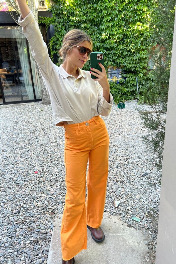 Colorful Jean Naranja