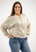 Campera broderie dorada Campera broderie dorada