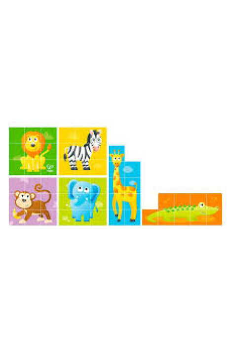 PUZZLE DE MADERA ANIMALES 6 FIGURAS PUZZLE DE MADERA ANIMALES 6 FIGURAS