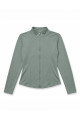 Campera Dama elastizada con dedal Verde
