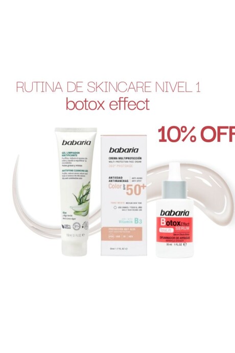 Rutina de skincare NIVEL 1 Botox