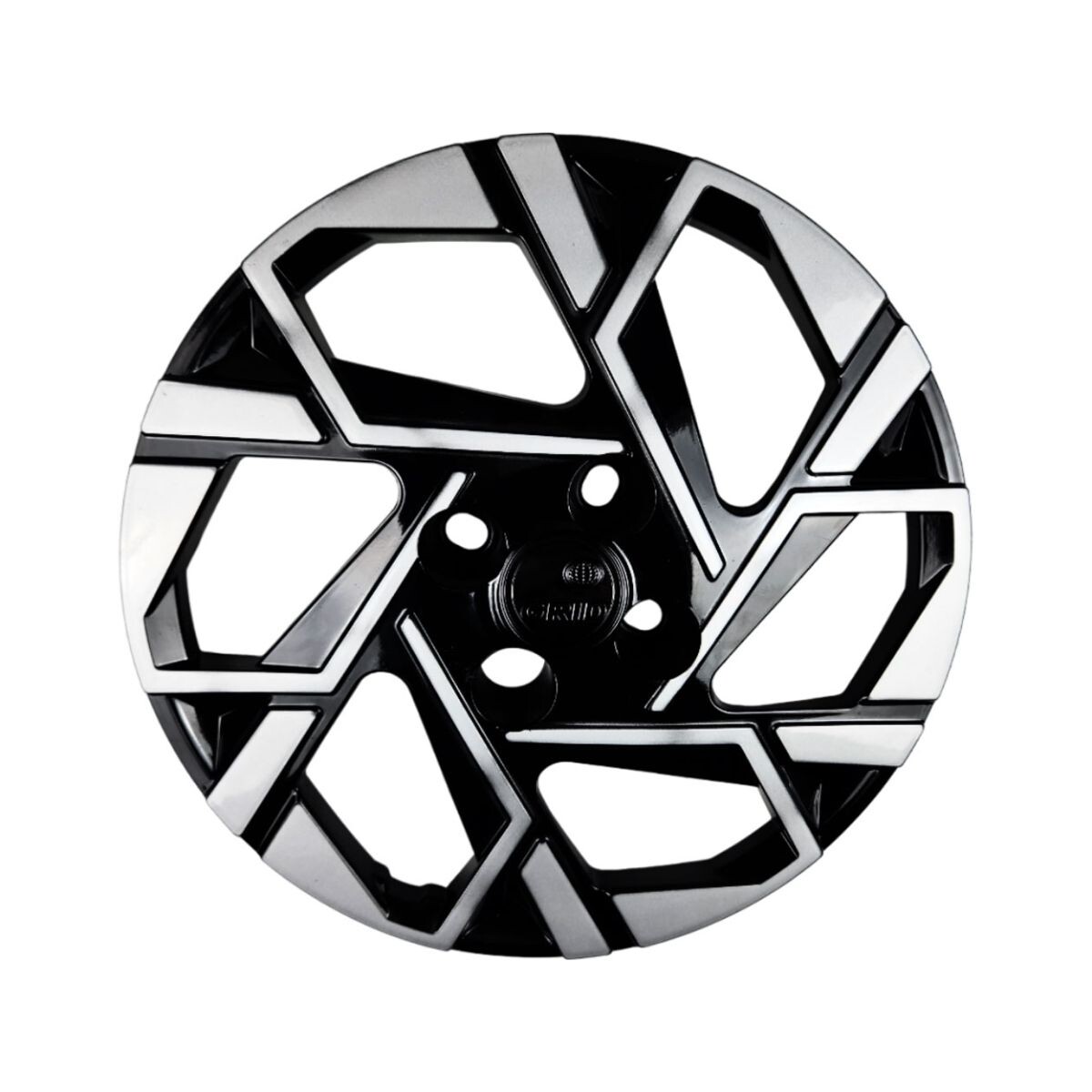 TAZA DE RUEDA RODADO 14 NEGRA / PLATEADA 