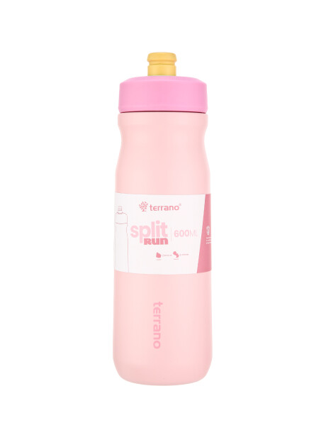 Botella Térmica Split Run 600ml Rosado