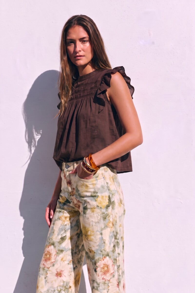 Blusa Marron