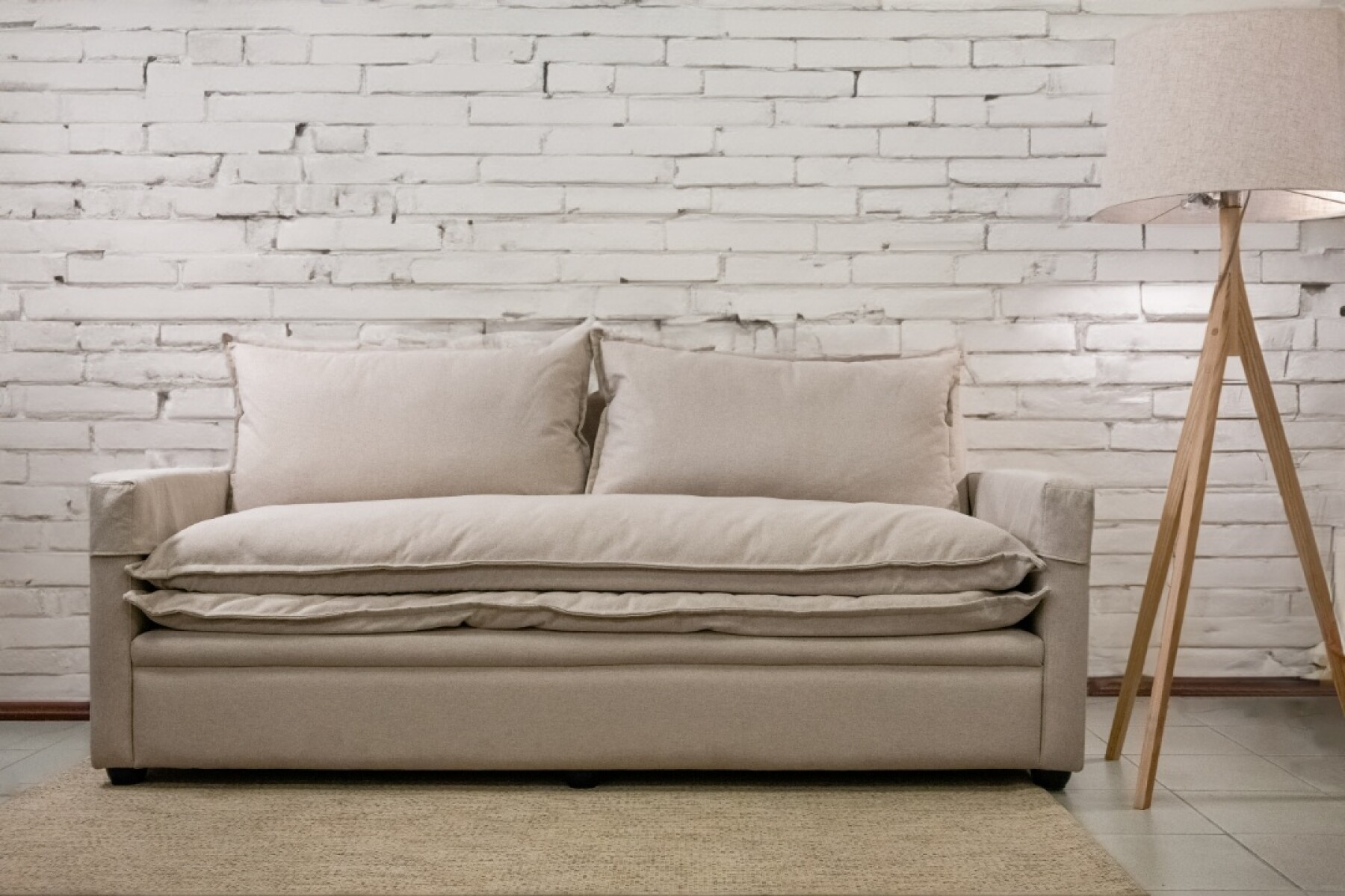 SOFA GENOVA 3 CUERPOS BEIGE 
