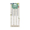 UNA Set 3 Cuchillos M.Plastico Blanco 83335/6 UNA Set 3 Cuchillos M.Plastico Blanco 83335/6