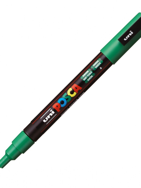 MARCADOR UNI POSCA 1.3 MM VERDE N/A