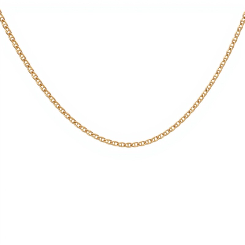 Cadena oro banana con barra - Oro bajo -Sin Piedra - CD8066 sinpiedra