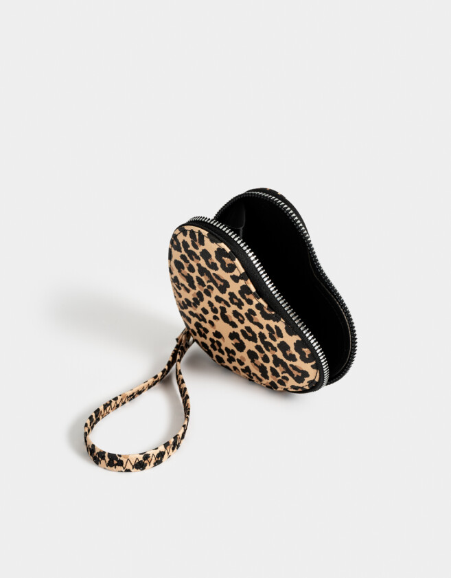 Monederos Tendencia Monedero Corazón Animal Print - Estampado Animal Print