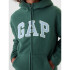 F PF LOGO HOOD MOORES GREEN