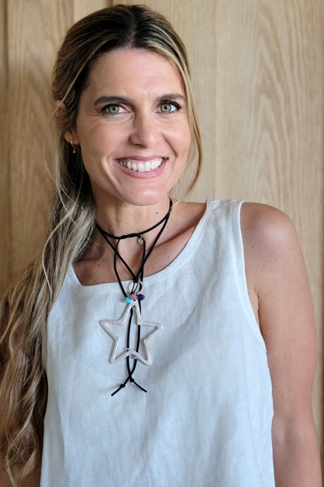 Collar Estrella plateada
