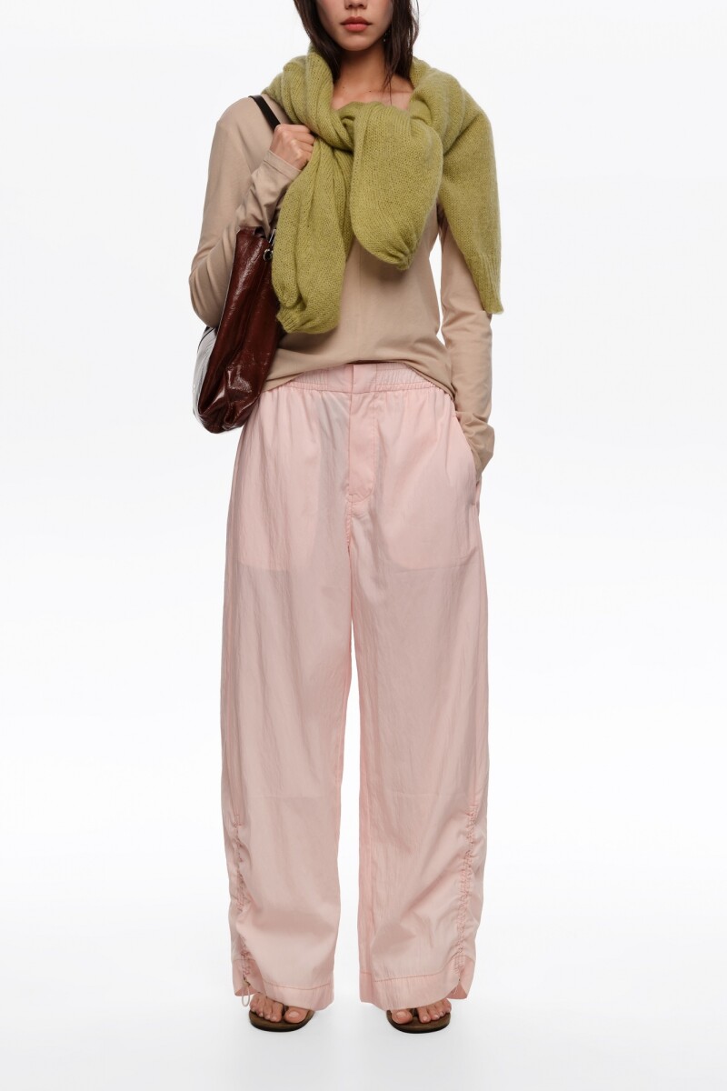 JOGGER FRUNCIDO Rosa