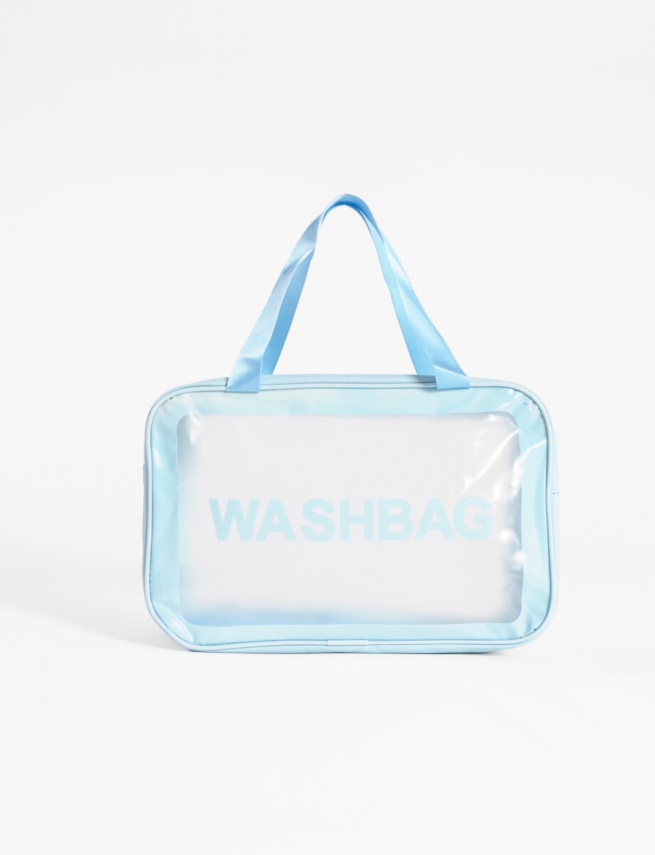 Estuche organizador washbag grande - celeste 