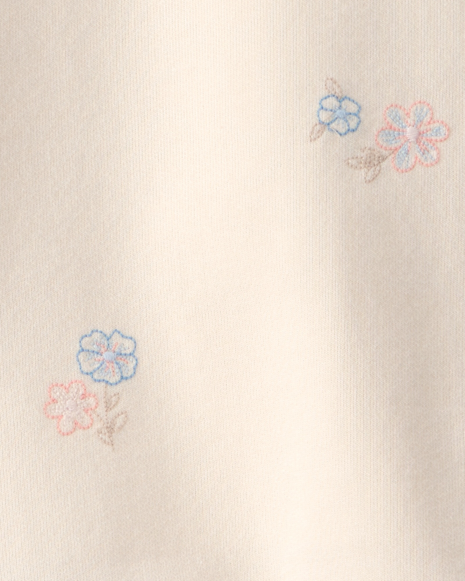Set dos piezas de algodón, short pollera y buzo, crema, diseño pascua Sin color