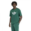 REMERA ADIDAS TREFOIL Hombre KE0900 Verde-blanco