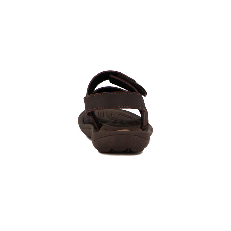 Country Sandalia Casual Niño Tiras Cruzadas C/velcro Forro Textil Cafe