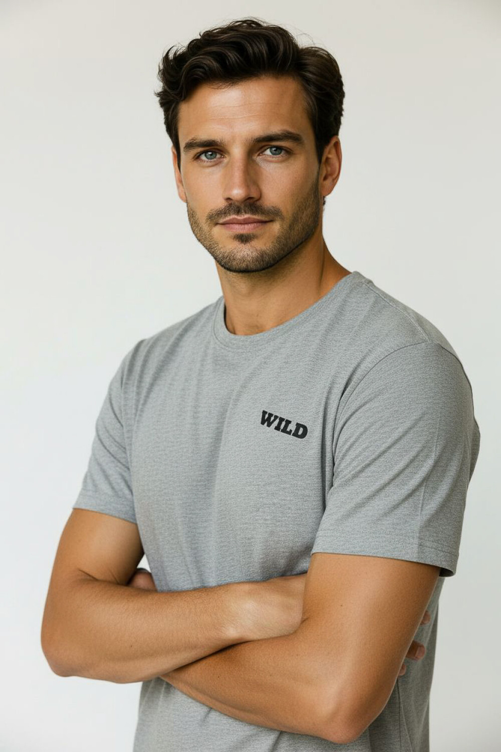 Remera Fado Gris Melange Medio