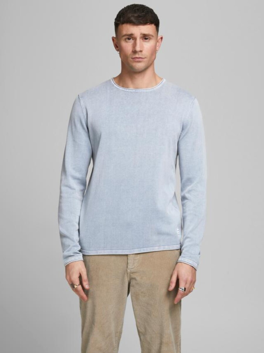 Sweater Leo - Faded Denim 