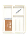Organizador Cubiertos Extensible Blanco