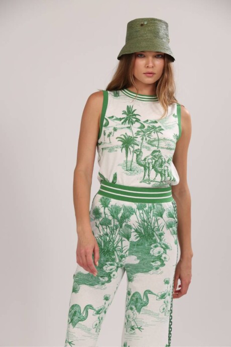 Top Mystic Desert Green Top Mystic Desert Green