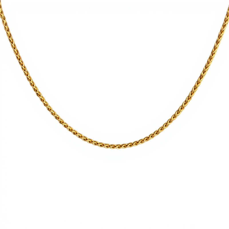 Cadena oro espiga trigo-Oro bajo -Sin Piedra-CD8045 sinpiedra