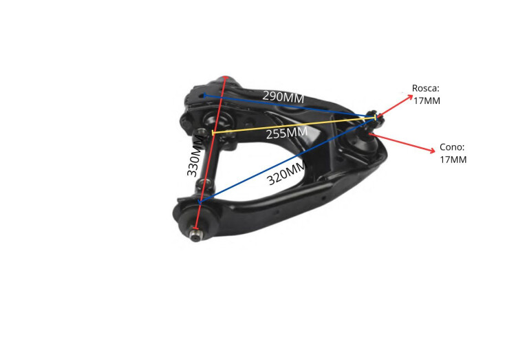 Parilla De Suspension Del GWM Gonow Toyota Hilux Zx 84-25 Der/Izq Parilla De Suspension Del GWM Gonow Toyota Hilux Zx 84-25 Der/Izq